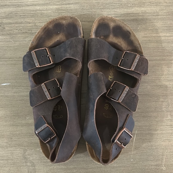 Birkenstock Milano Oiled Leather Habana Size 40 - Picture 4 of 6